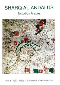 Sharq Al-Andalus. Núm. 9, Año 1992 | Biblioteca Virtual Miguel de Cervantes