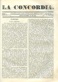 La Concordia. Tomo I, semestre II, núm. 26, 23 de diciembre de 1844 | Biblioteca Virtual Miguel de Cervantes