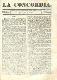 La Concordia. Tomo II, semestre III, núm. 5, 31 de marzo de 1845 | Biblioteca Virtual Miguel de Cervantes