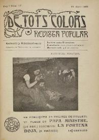 De tots colors : revista popular. Any I núm. 17 (24 abril 1908) | Biblioteca Virtual Miguel de Cervantes