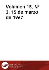 Ibérica por la libertad. Volumen 15, Nº 3, 15 de marzo de 1967 | Biblioteca Virtual Miguel de Cervantes