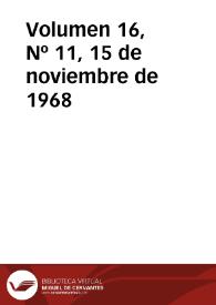 Ibérica por la libertad. Volumen 16, Nº 11, 15 de noviembre de 1968 | Biblioteca Virtual Miguel de Cervantes
