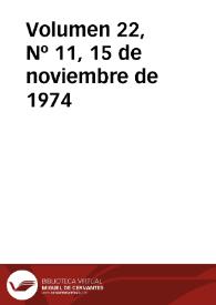 Ibérica por la libertad. Volumen 22, Nº 11, 15 de noviembre de 1974 | Biblioteca Virtual Miguel de Cervantes