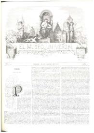 El museo universal. Núm. 15, Madrid 15 de agosto de 1857, Año I | Biblioteca Virtual Miguel de Cervantes