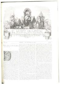 El museo universal. Núm. 21, Madrid 15 de noviembre de 1857, Año I | Biblioteca Virtual Miguel de Cervantes