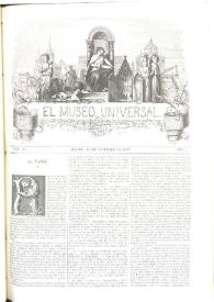 El museo universal. Núm. 23, Madrid 15 de noviembre de 1857, Año I | Biblioteca Virtual Miguel de Cervantes