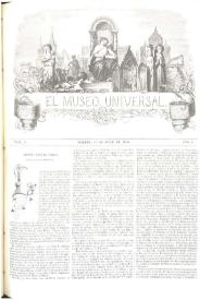 El museo universal. Núm. 9, Madrid 15 de mayo de 1858, Año II | Biblioteca Virtual Miguel de Cervantes