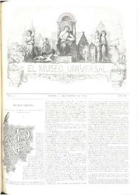 El museo universal. Núm. 3, Madrid 1º de febrero de 1859, Año III | Biblioteca Virtual Miguel de Cervantes