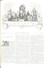 El museo universal. Núm. 17, Madrid 1º de setiembre de 1859, Año III [sic] | Biblioteca Virtual Miguel de Cervantes