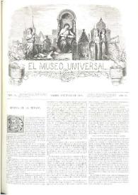 El museo universal. Núm. 10, Madrid 4 de marzo de 1860, Año IV | Biblioteca Virtual Miguel de Cervantes