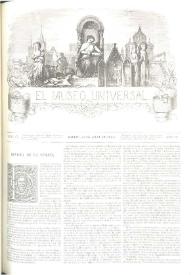 El museo universal. Núm. 17, Madrid 22 de abril de 1860, Año IV | Biblioteca Virtual Miguel de Cervantes