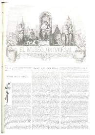 El museo universal. Núm. 33, Madrid 12 de agosto de 1860, Año IV | Biblioteca Virtual Miguel de Cervantes