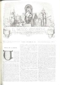 El museo universal. Núm. 10, Madrid 10 de marzo de 1861, Año V | Biblioteca Virtual Miguel de Cervantes