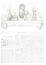 El museo universal. Núm. 14, Madrid 6 de abril de 1862, Año VI | Biblioteca Virtual Miguel de Cervantes