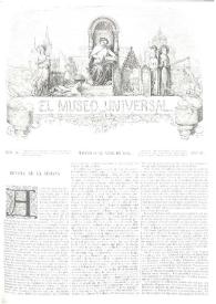 El museo universal. Núm. 16, Madrid 20 de abril de 1862, Año VI | Biblioteca Virtual Miguel de Cervantes