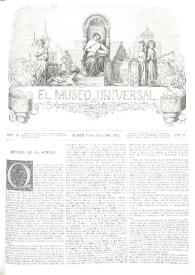 El museo universal. Núm. 20, Madrid 18 de mayo de 1862, Año VI | Biblioteca Virtual Miguel de Cervantes