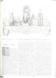El museo universal. Núm. 38, Madrid 21 de setiembre de 1862, Año VI [sic] | Biblioteca Virtual Miguel de Cervantes