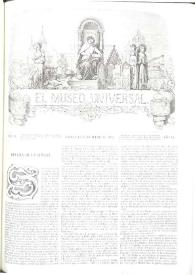El museo universal. Núm. 41, Madrid 12 de octubre de 1862, Año VI | Biblioteca Virtual Miguel de Cervantes