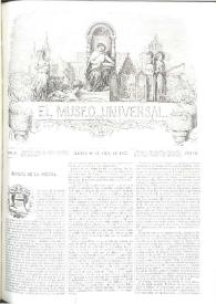 El museo universal. Núm. 17, Madrid 26 de abril de 1863, Año VII | Biblioteca Virtual Miguel de Cervantes
