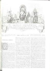 El museo universal. Núm. 28, Madrid 12 de julio de 1863, Año VII | Biblioteca Virtual Miguel de Cervantes