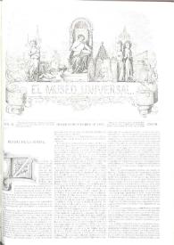 El museo universal. Núm. 38, Madrid 20 de setiembre de 1863, Año VII [sic] | Biblioteca Virtual Miguel de Cervantes