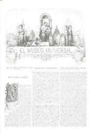El museo universal. Núm. 36, Madrid 4 de setiembre de 1864, Año VIII [sic] | Biblioteca Virtual Miguel de Cervantes