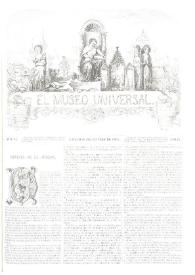 El museo universal. Núm. 43, Madrid 22 de octubre de 1865, Año IX | Biblioteca Virtual Miguel de Cervantes