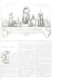 El museo universal. Núm. 45, Madrid 5 de noviembre de 1865, Año IX | Biblioteca Virtual Miguel de Cervantes