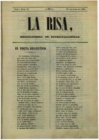 La risa : enciclopedia de extravagancias. Tom. I, Núm. 12, 18 de junio de 1843 | Biblioteca Virtual Miguel de Cervantes