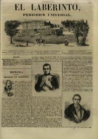 El laberinto. Núm. 16, sábado 15 de junio 1844 | Biblioteca Virtual Miguel de Cervantes