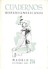 Cuadernos Hispanoamericanos. Núm. 214, octubre 1967 | Biblioteca Virtual Miguel de Cervantes