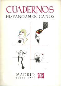 Cuadernos Hispanoamericanos. Núm. 313, julio 1976 | Biblioteca Virtual Miguel de Cervantes