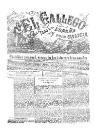 El Gallego. Periódico semanal órgano de los intereses de su nombre. Núm. 29,  9 de noviembre de 1879 | Biblioteca Virtual Miguel de Cervantes