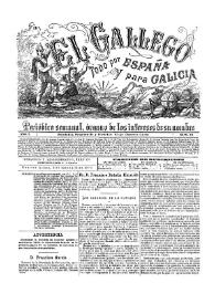 El Gallego. Periódico semanal órgano de los intereses de su nombre. Núm. 31, 23 de noviembre de 1879 | Biblioteca Virtual Miguel de Cervantes