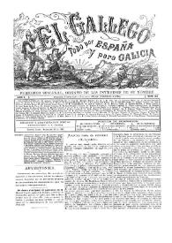 El Gallego. Periódico semanal órgano de los intereses de su nombre. Núm. 34, 14 de diciembre de 1879 | Biblioteca Virtual Miguel de Cervantes