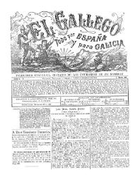 El Gallego. Periódico semanal órgano de los intereses de su nombre. Núm. 36, 28 de diciembre de 1879 | Biblioteca Virtual Miguel de Cervantes