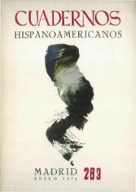 Cuadernos Hispanoamericanos. Núm. 283, enero 1974 | Biblioteca Virtual Miguel de Cervantes