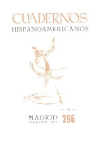 Cuadernos Hispanoamericanos. Núm. 296, febrero 1975 | Biblioteca Virtual Miguel de Cervantes