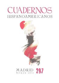 Cuadernos Hispanoamericanos. Núm. 297, marzo 1975 | Biblioteca Virtual Miguel de Cervantes
