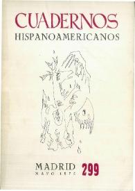 Cuadernos Hispanoamericanos. Núm. 299, mayo 1975 | Biblioteca Virtual Miguel de Cervantes