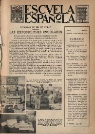 Escuela española. Año III, núm. 113, 15 de julio de 1943 | Biblioteca Virtual Miguel de Cervantes