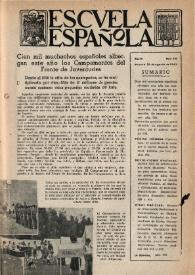 Escuela española. Año III, núm. 119, 26 de agosto de 1943 | Biblioteca Virtual Miguel de Cervantes
