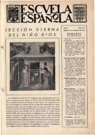 Escuela española. Año III, núm. 136, 23 de diciembre de 1943 | Biblioteca Virtual Miguel de Cervantes