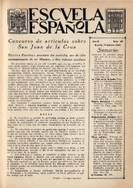 Escuela española. Año II, Primer semestre, núm. 40, 19 de febrero de 1942
