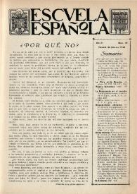 Escuela española. Año II, Primer semestre, núm. 41, 26 de febrero de 1942