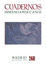 Cuadernos Hispanoamericanos. Núm. 268, octubre 1972 | Biblioteca Virtual Miguel de Cervantes