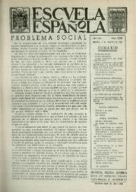 Escuela española. Año XXI, núm. 1058, 2 de febrero de 1961