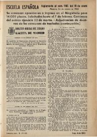 Escuela española. Año XXIII, Suplemento al núm. 1160 de enero de 1963