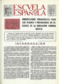 Escuela española. Año XXXI, núm. 1892, 13 de enero de 1971