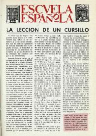 Escuela española. Año XXXI, núm. 1896, 27 de enero de 1971